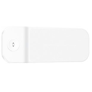 Бездротовий зарядний пристрій Hoco CQ6 Power 3-in-1 White (для Samsung Watch), Quick Charge