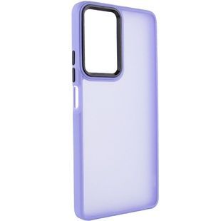Чохол-накладка протиударний TPU+PC Lyon Frosted для Realme C33, фіолетовий