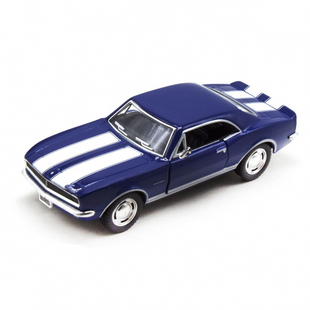Детская инерционная машинка CHEVROLET CAMARO Z KT5341 W, синяя (Blue)