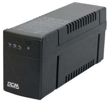 Джерело безперебійного живлення PowerCom BNT-800AP Black, 800 ВА, AVR, захист RJ45, лінійно-інтерактивний, 2 розетки (IEC), 480 Вт