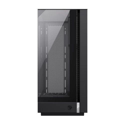 Корпус GameMax T20, Black, 2x120 мм ARGB, бічна, без БЖ (формат SFX-L), Mid Tower, 1xType-C / 1xUSB 3.0, макс. CPU - 160 мм / VGA - 382 мм, передня та верхня панель із загартованого скла, для MicroATX / Mini-ITX