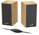 Колонки 2.0 Genius SP-HF180, Pine Wood, керування ззаду, живлення від USB, 6 Вт (2 x 3 Вт), МДФ, 3.5 мм