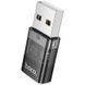 Переходник Hoco UA36C USB (папа) - Type-C (мама) Black