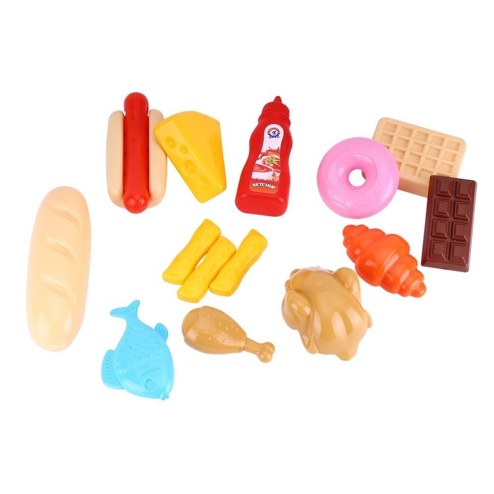 Игровой набор ТехноК "Продукты", 15 предметов (8706TXK)