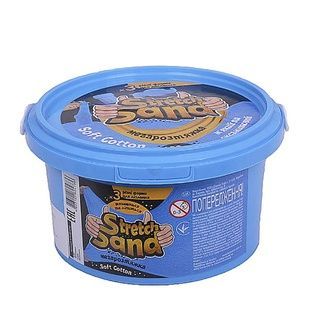 Набор для творчества "Stretch Sand" (STS-02-01U), 400 г, синий.