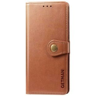 Кожаный чехол-книжка GETMAN Gallant (PU) Коричневый для TECNO Spark 9 Pro (KH7n)
