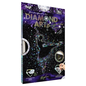 Комплект для творчості "DIAMOND ART" Балерина, 10 видів (DAR-01)