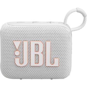 Колонка портативна 1.0 JBL Go 4 White, (JBLGO4WHT), 2.0-канальний звук, 4.2 Вт, Bluetooth, USB
