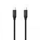 Кабель Type-C - Type-C, 2 м, Black, Thunderbolt 3 (XCC-1007-V2-BK), Choetech, 5A, 100 Вт