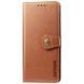 Кожаный чехол-книжка GETMAN Gallant (PU) Коричневый для TECNO Spark 9 Pro (KH7n)