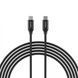 Кабель Type-C - Type-C, 2 м, Black, Thunderbolt 3 (XCC-1007-V2-BK), Choetech, 5A, 100 Вт