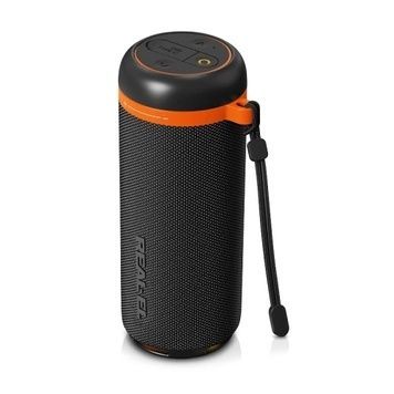Портативная колонка 2.0 REAL-EL X-711 Black, 2 x 5 Вт, встроенный микрофон, USB-А/USB-C, пластиковый корпус, 86 дБ, 1800мА*ч, питание от аккумулятора, время работы 10 ч (EL121600026), Bluetooth, RGB подсветка