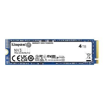 Твердотільний накопичувач SSD 4Tb, Kingston NV3, PCI-E 4.0 x4, 3D TLC, 6000/5000 МБ/с (SNV3S/4000G), M.2 2280