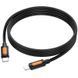 Дата-кабель Borofone BX114 Structure Type-C to Lightning 27W (1м), чорний