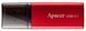 Флеш накопичувач USB 128Gb Apacer AH25B, Black, USB 3.2 Gen 1 (AP128GAH25BB-1), Металл, Ударопрочный корпус, Моноблок, 128 ГБ