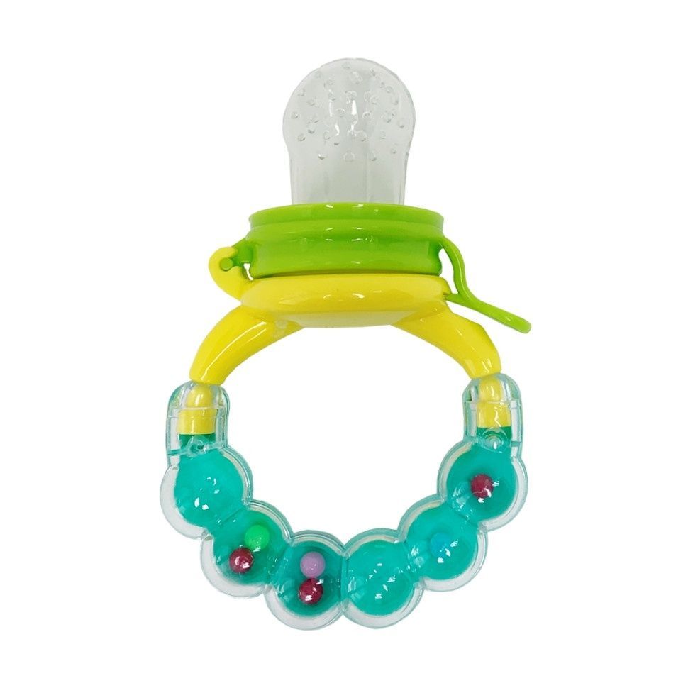 Ніблер для прикорму немовлят MGZ-0005 (Turquoise) з брязкальцем