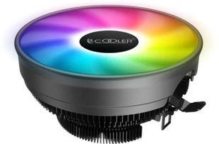 Кулер для процесора PcCooler E126M PRO, Black, для Intel 1700/1200/115x, алюміній, до 92 Вт, висота 70 мм, 1x120 мм RGB, AMD AM5/AM4