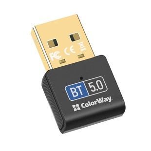 Адаптер USB Bluetooth ColorWay Slim v5.0: швидкий бездротовий зв'язок