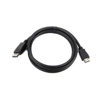 Кабель DisplayPort (M) - HDMI (M), 1 м, Cablexpert (CC-DP-HDMI-1M), Black