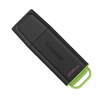 Флеш накопичувач USB 256Gb Kingston DataTraveler Exodia, Black/Green, USB 3.2 Gen 1 (DTXG2/256GB), 256 ГБ, Пластик, Моноблок