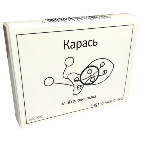 Деревянная карманная головоломка "Карась" (Заморочка 5022)