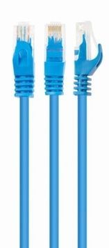 Патч-корд 1.5 м, UTP, PVC (PP6U-1.5M/B), CCA, Cat.6, Blue, Cablexpert