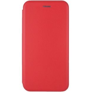 Кожаный чехол-книжка Classy красный для TECNO Spark Go (KL4) / Spark Go 2025