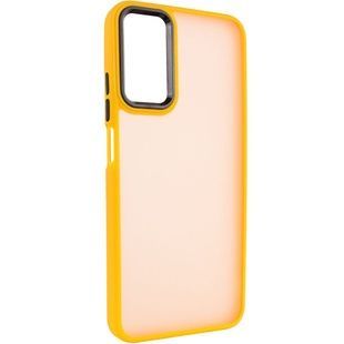 Чохол-накладка протиударний TPU+PC Lyon Frosted для Realme C55, помаранчевий