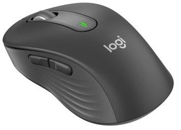 Миша Logitech M650 Signature For Business, Graphite, Bluetooth (бездротова), USB, оптична, 5 кнопок, 400-4000 dpi, 1xAA (910-006274)