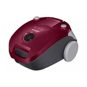 Пилосос Samsung VCC41U1V3P/UK, Cherry, мішковий, насадка для пилу, щілинна насадка, перевірка стану фільтра, основна 2-ступінчаста насадка (SNB-700), 750W, сухе прибирання, пилозбірник 3 л