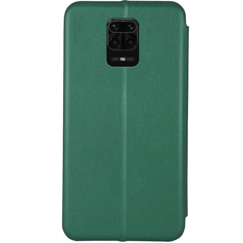 Кожаный чехол-книжка Classy Зеленый для Xiaomi Redmi Note 9s / Note 9 Pro / Note 9 Pro Max