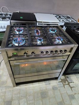 Плита БУ SMEG газова з електро духовкою/ № 11651