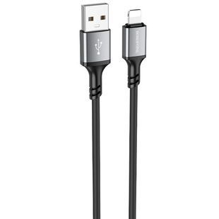 Дата-кабель Borofone BX83 Famous USB-Lightning 2.4A (1м), черный