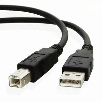 Кабель USB 2.0 AM - USB BM, 4.5 м, феритовий фільтр (CCF-USB2-AMBM-15), Cablexpert, Black