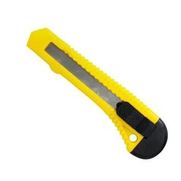 Ніж канцелярський H-Tone, 18 мм (JJ40605A), жовтий, пластик