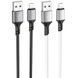 Дата-кабель Borofone BX83 Famous USB-Lightning 2.4A (1м), чорний