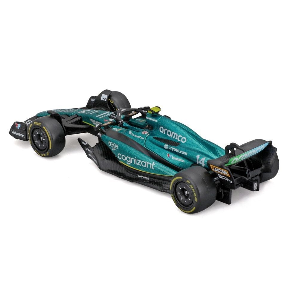 Колекційна модель автомобіля Aston Martin AMR23 (2023) Bburago, масштаб 1:43, артикул 18-38090