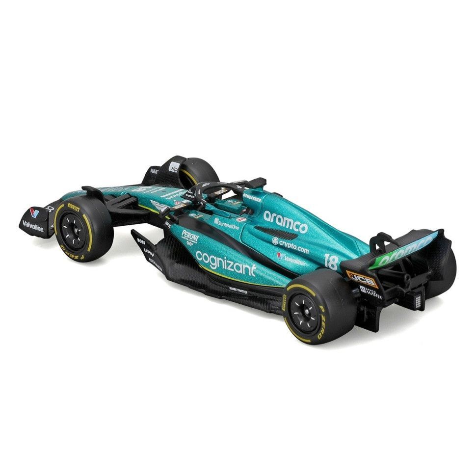 Колекційна модель автомобіля Aston Martin AMR23 (2023) Bburago, масштаб 1:43, артикул 18-38090