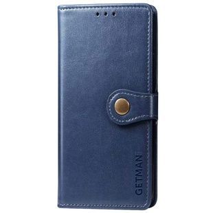 Кожаный чехол-книжка GETMAN Gallant (PU) Синий для ZTE Blade A7s (2020)