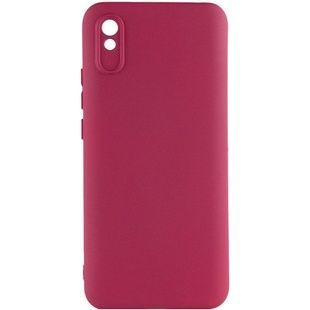 Чохол Silicone Cover Ummi Lakshmi Full Camera Бордовий (Marsala) для Xiaomi Redmi 9A