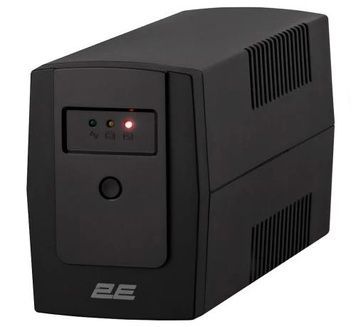 Джерело безперебійного живлення 2E ED650, Black, 140x100x290 мм, 4.3 кг, 2xSchuko, 650 ВА / 360 Вт, акумулятори 1x12V/7Ah (2E-ED650)
