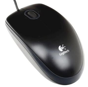 Миша Logitech B100, Black, оптична, 3 кнопки (910-003357), USB, 800 dpi