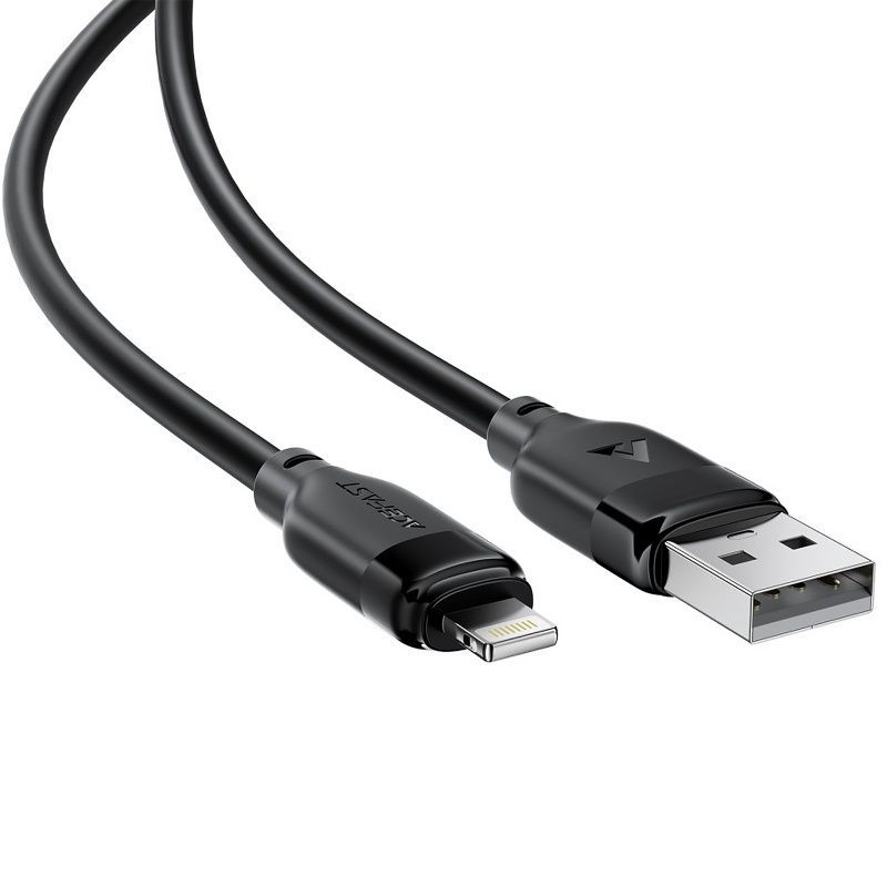 Дата-кабель Acefast C16-02 USB-Lightning 2.4A (1.2м) черный