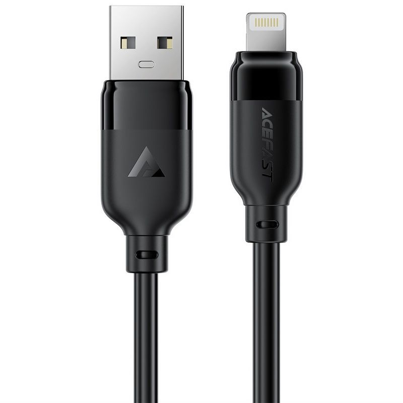 Дата-кабель Acefast C16-02 USB-Lightning 2.4A (1.2м) черный