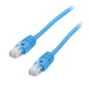 Патч-корд 0.25 м, UTP, Cablexpert, Cat.6, Blue, PVC (PP6U-0.25M/B), CCA