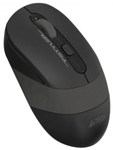 Миша A4Tech Fstyler FG10S 2000dpi Black+Grey, USB, безшумна, Wireless