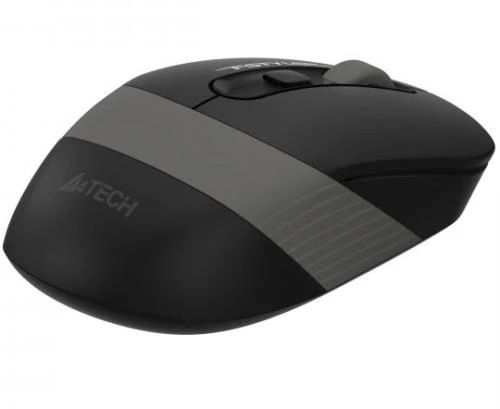 Миша A4Tech Fstyler FG10S 2000dpi Black+Grey, USB, безшумна, Wireless