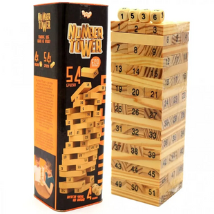 Настольная игра для развития "NUMBER TOWER" (укр. NT-01U)