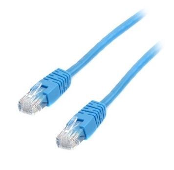 Патч-корд 0.5 м, UTP, PVC (PP6U-0.5M/B), CCA, Cablexpert, Blue, Cat.6