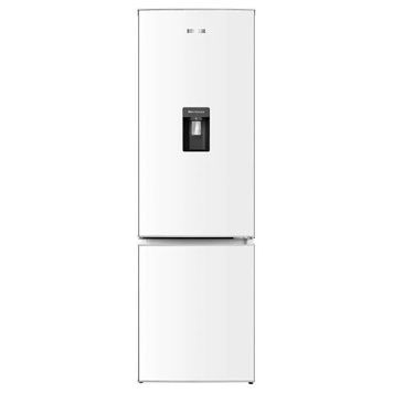 Холодильник Edler ED-359DDW, White, двухкамерный, общий объем 273л, с нижней мор. камерой, диспенсер для воды, полезный объем 202л/71л, электронное управление, A+, 178x55x58см